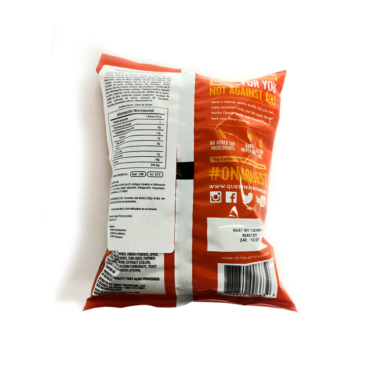 Chips de Proteína Quest Nutrition Sabor Nachos con Queso