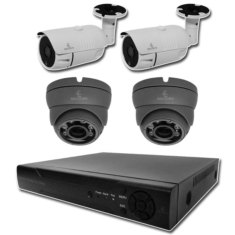 Kit Video Vigilancia Cctv 4k 4 Camaras Ultra Hd 8 Mp