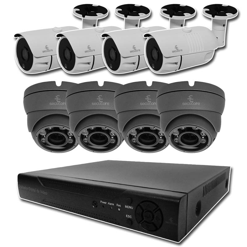 Kit Video Vigilancia Cctv 4k 8 Camaras Ultra Hd 8 Mp