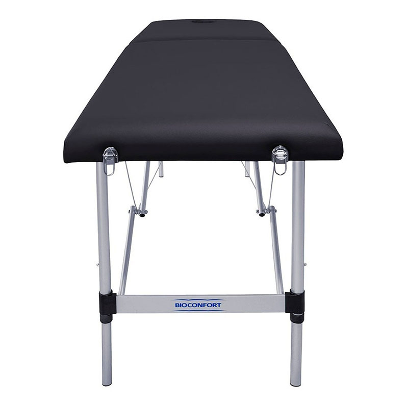 Cama De Masaje Plegable Camilla Spa Fisioterapia Ajustable 110 kg Base Aacero Negra Nanofort