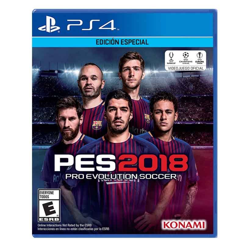 Ps4 Juego Pes Pro Evolution Soccer 2018