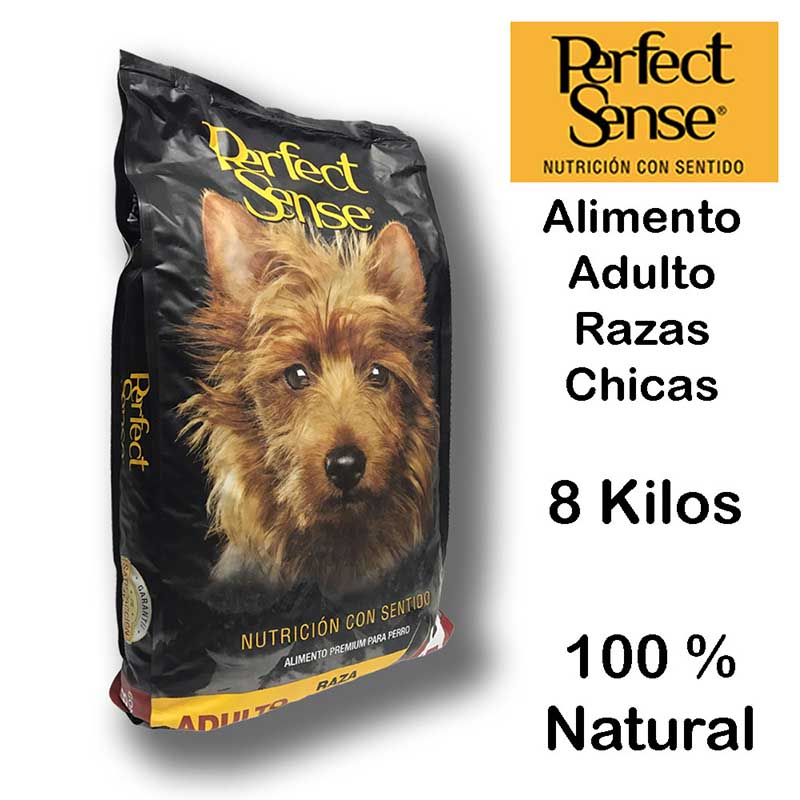Alimento Perro Premium Perfect Sense Adulto Raza Chica 8 Kg 100Natural
