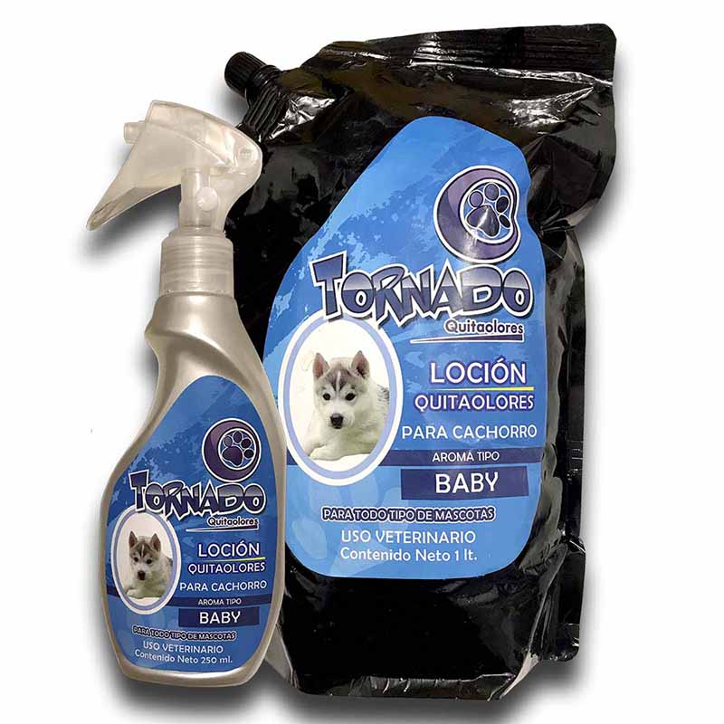 Paquete Perfume Para Perro Aroma Bebe Para Cachorro 1 Litro Mas 250 Ml