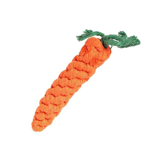 Mordedera De Hilo Para Perros Zanahoria Innovapets Color Naranja