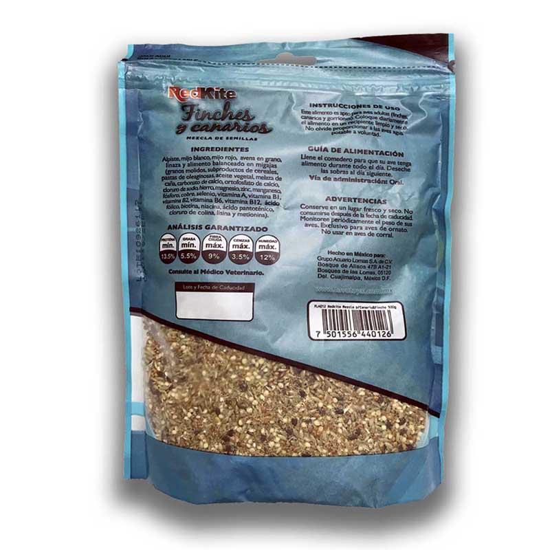 Alimento Para Finches Canarios y Gorriones Semillas 500 g X 2 Pz
