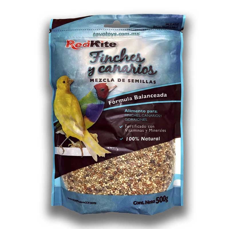 Alimento Para Aves Finches Canarios y Gorriones 500 g X 4 Pz 