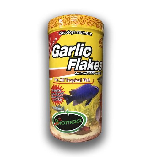 Alimento Para Peces Con Ajo Garlic Flakes Hojuelas Inmunoestimulantes 150 G