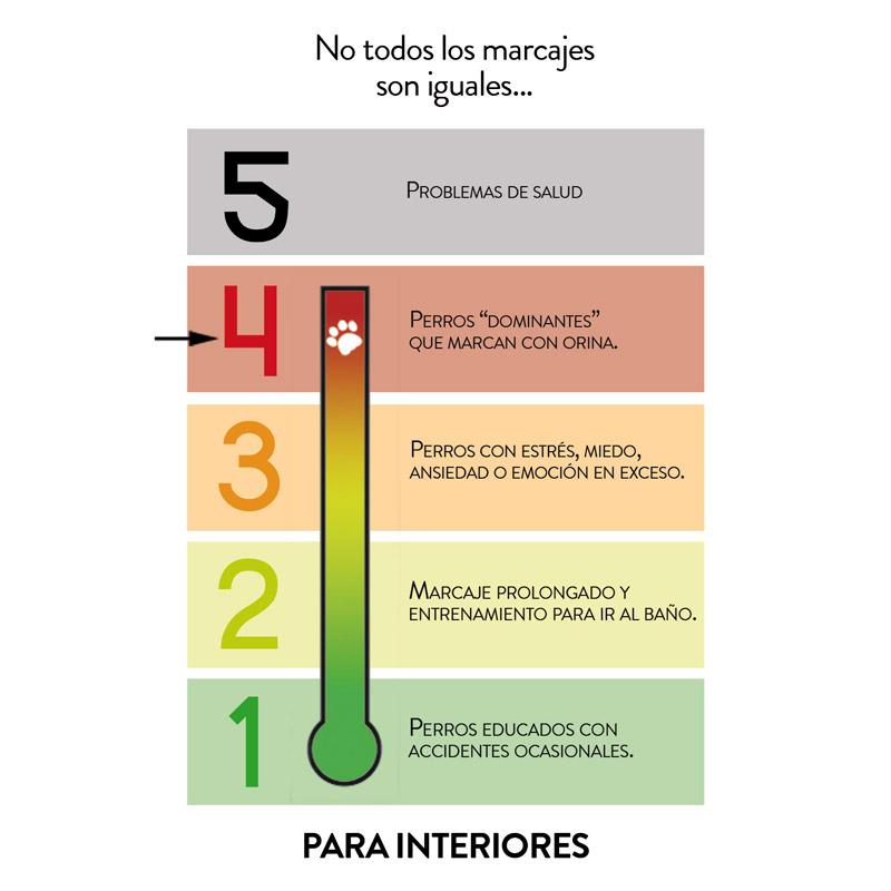 Señor Dog® ¡Ahí No! Nivel 4 Interiores y Exteriores. Marcaje por Dominancia. Top Dog Kit Repelente natural de perros