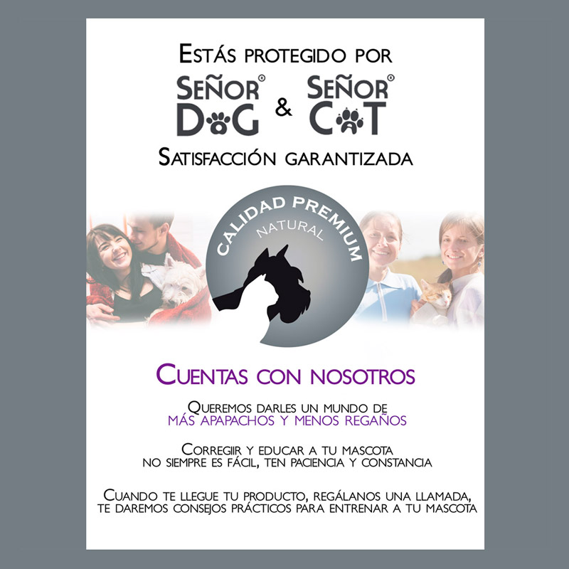Señor Dog® ¡Ahí No! Nivel 4 Interiores y Exteriores. Marcaje por Dominancia. Top Dog Kit Repelente natural de perros