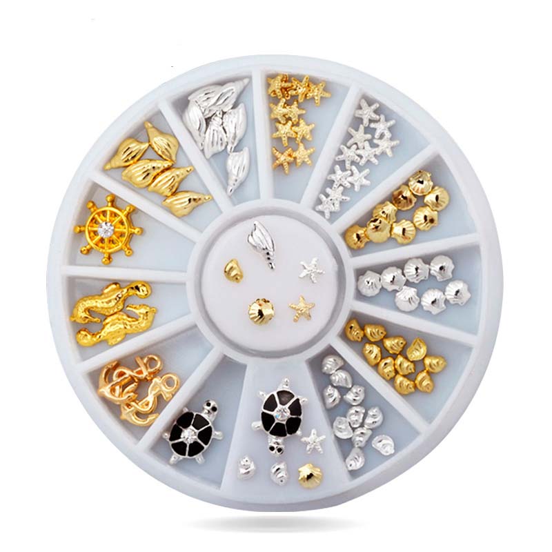 Adornos para uÃ±as mar