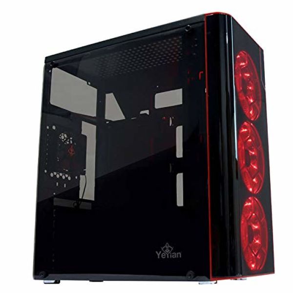 Gabinete gaming Yeyian vortex micro atx  (ygm-68811)