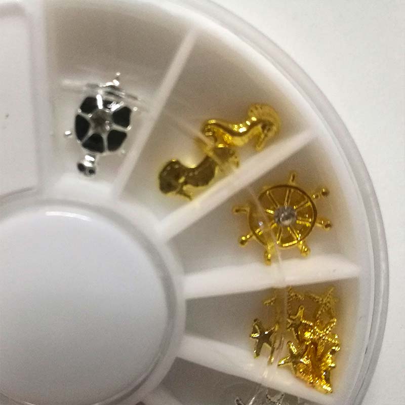 Adornos para uÃ±as mar