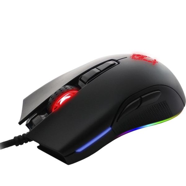 Mouse optico gaming Yeyian claymore 2000, alambrico, usb, 12000 dpi, negro/luz rgb (ymt-m2000)