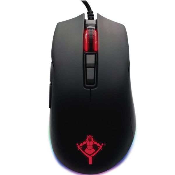 Mouse optico gaming Yeyian claymore 2000, alambrico, usb, 12000 dpi, negro/luz rgb (ymt-m2000)