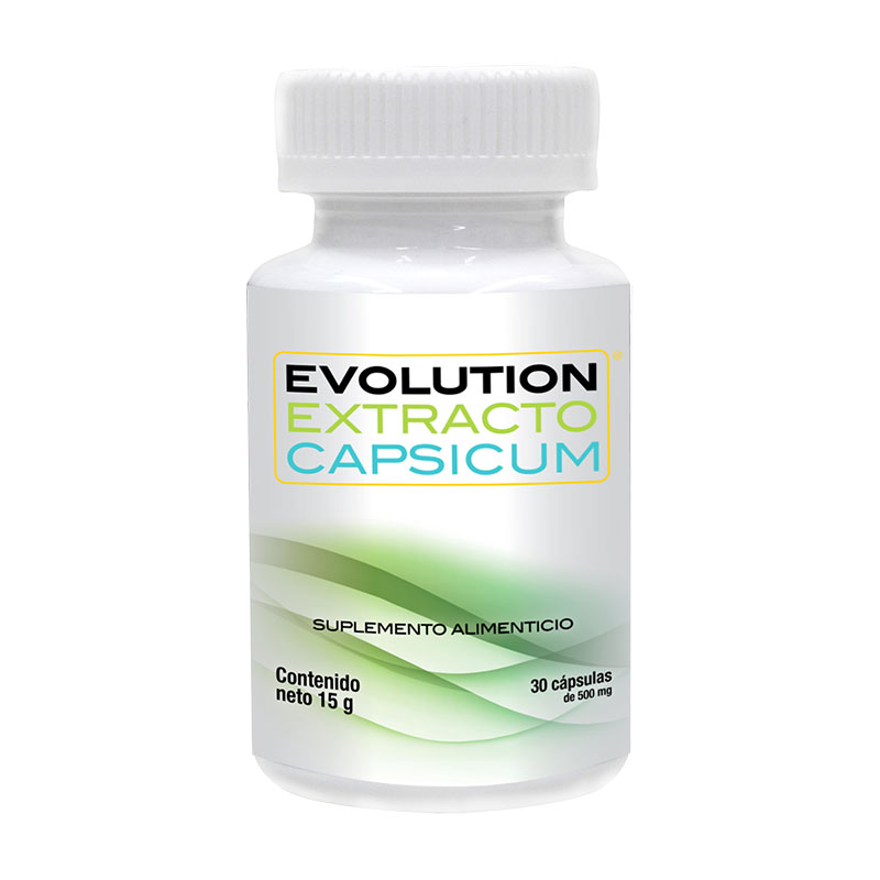 Suplementos Alimenticio Evolution Extracto De Capsicum Frasco De 30 Capsulas