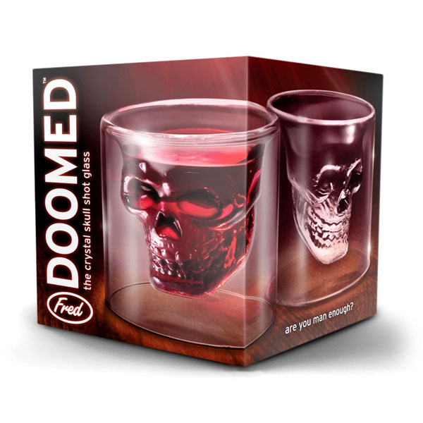 Shot De Cristal Craneo de Calavera Bebidas 75ml 2.5 Oz 