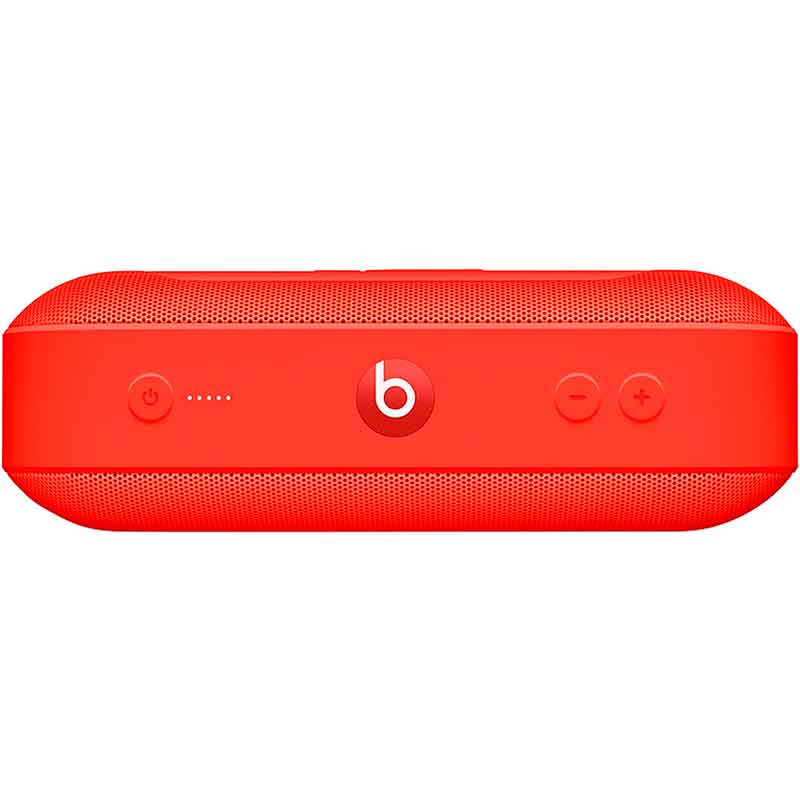 Bocina Bluetooth Portatil BEATS BY DRE Pill Estereo Aux 3.5 Recargable Manos Libres Puerto Carga Iphone Rojo APP-ML4Q2LL/A