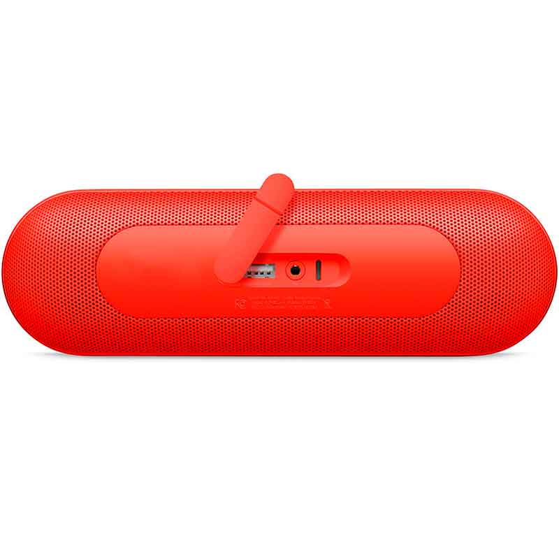 Bocina Bluetooth Portatil BEATS BY DRE Pill Estereo Aux 3.5 Recargable Manos Libres Puerto Carga Iphone Rojo APP-ML4Q2LL/A
