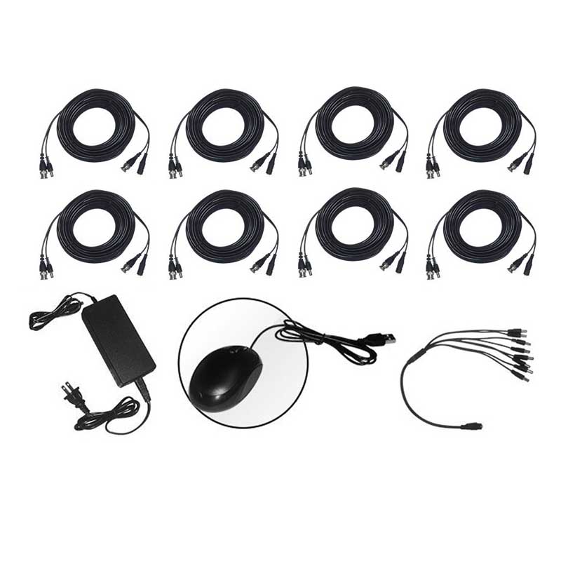 Kit CCTV Circuito Cerrado Vigilancia 8 Camaras Ahd 1080p 2mp