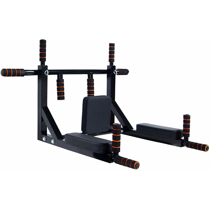 Barra Dominadas Aros Fondos Abdomen Gym Fitness Box Pared