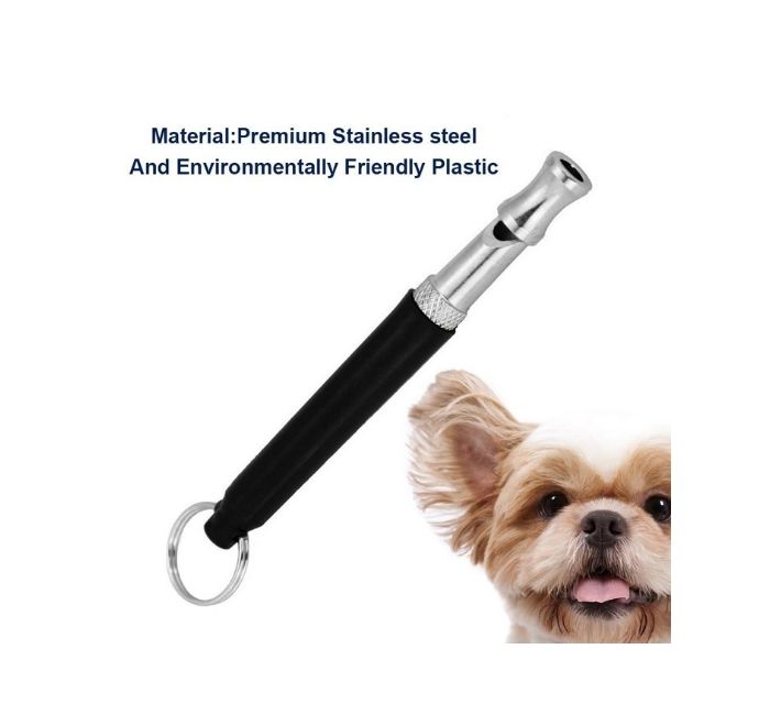 Giveet Silbato de Perro para Detener el ladrillo - Regulable frecuencia Ultrasónica de Control de Corteza Herramienta de Entrenamiento para Perros - con Correa de cordón Gratis