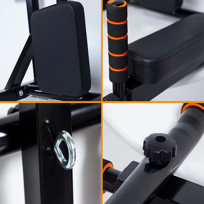 Barra Dominadas Aros Fondos Abdomen Gym Fitness Box Pared