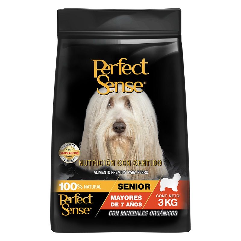 3Kg Alimento Croquetas Perro Perfect Sense Senior 7 Años