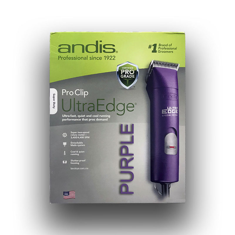 Maquina Andis Rasuradora Para Perros Morada 2 Velocidades Estetica Canina Profesional Cortadora