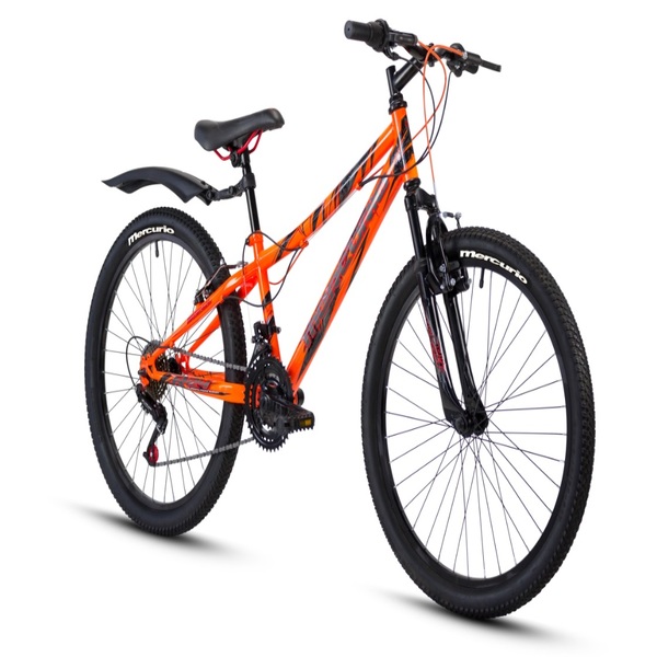 BICICLETA MERCURIO HELIUM R24 NARANJA/NEGRO