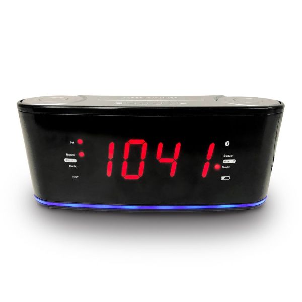 Radio Reloj Despertador Misik Mr442 Bluetooth/usb/ Entrada Auxiliar