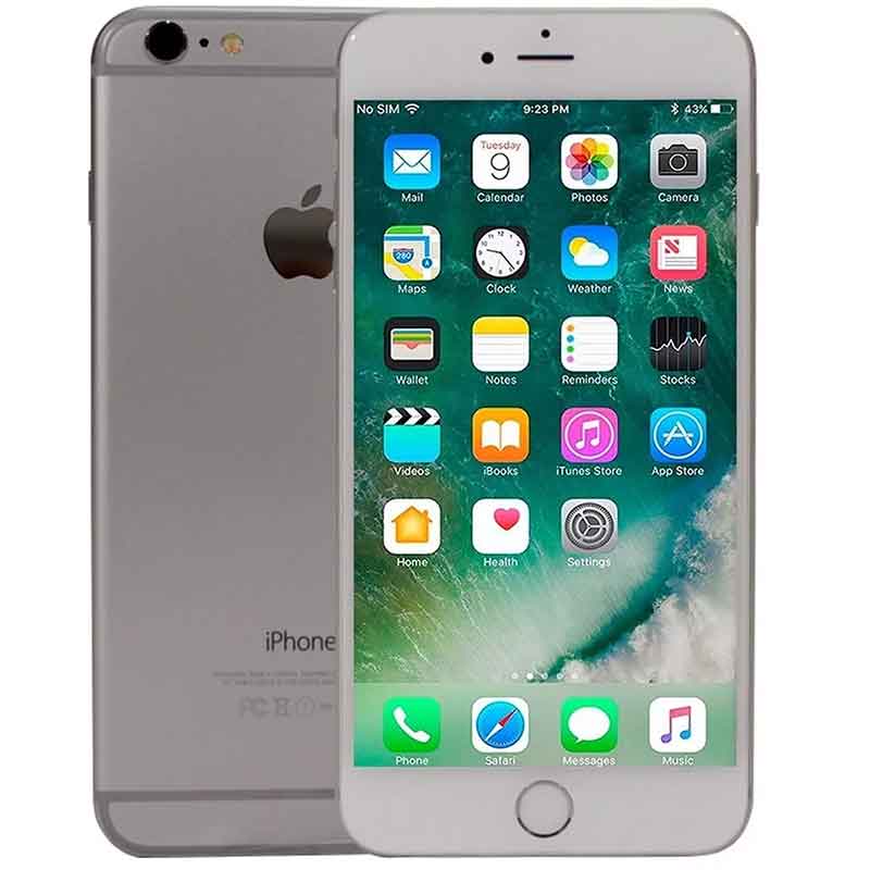 Celular APPLE iPhone 6 Plus 16GB Dual Core iOS 12.3.1 A8 Silver Open B