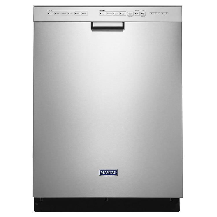 LAVAVAJILLAS EMPOTRABLE MAYTAG MDB4949SKZ DE 61 CM (24 PULGADAS) Y 14 SERVICIOS EN ACERO INOXIDABLE.
