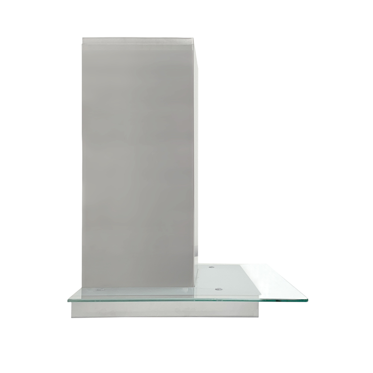 Campana Decorativa Pared de Cocina IHD Modelo CH Miami 60 cm Acero Inoxidable Cristal Plano