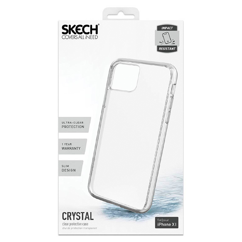 SKECH FUNDA CRYSTAL IPHONE 11 PRO MAX TRANSPARENTE 