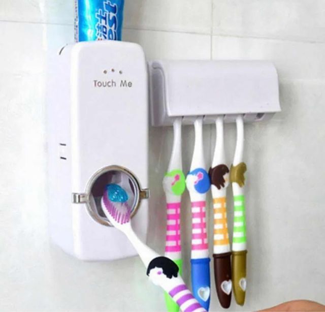 Despachador Pasta Dental Ordena Cepillo Dientes Dispensador