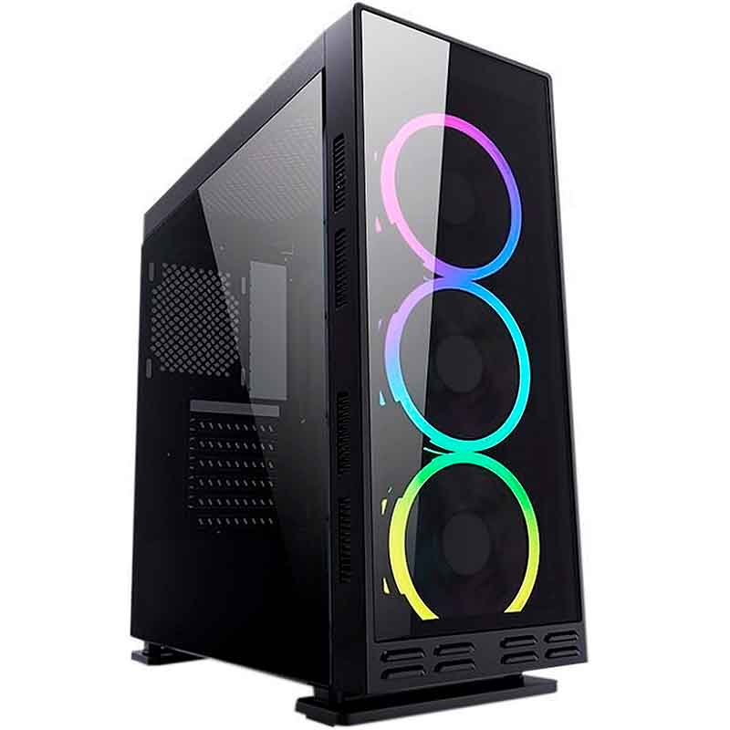 Gabinete Gaming JAGUAR WARRIOR BLADE A3 ATX RGB USB 3.0 CGBLADEA3RGBJGW