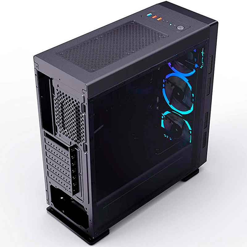 Gabinete Gaming JAGUAR WARRIOR BLADE A3 ATX RGB USB 3.0 CGBLADEA3RGBJGW