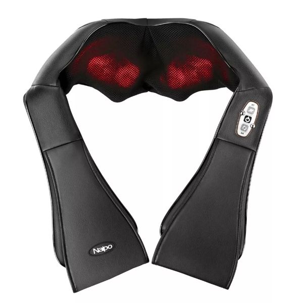 Masajeador De Cuello Y Hombros Negro Marca NAIPO