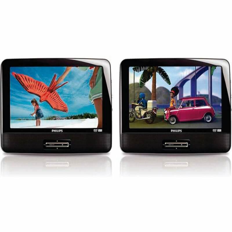 Dos Dvd pantalla para  Automovil de 9 Pulgadas Led Multiregion Mp3