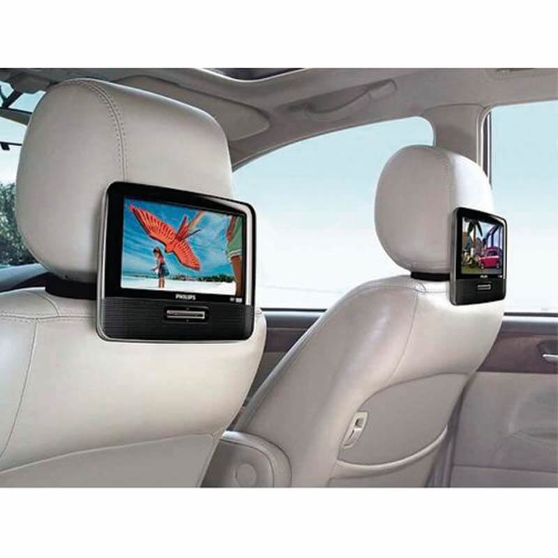 Dos Dvd pantalla para  Automovil de 9 Pulgadas Led Multiregion Mp3