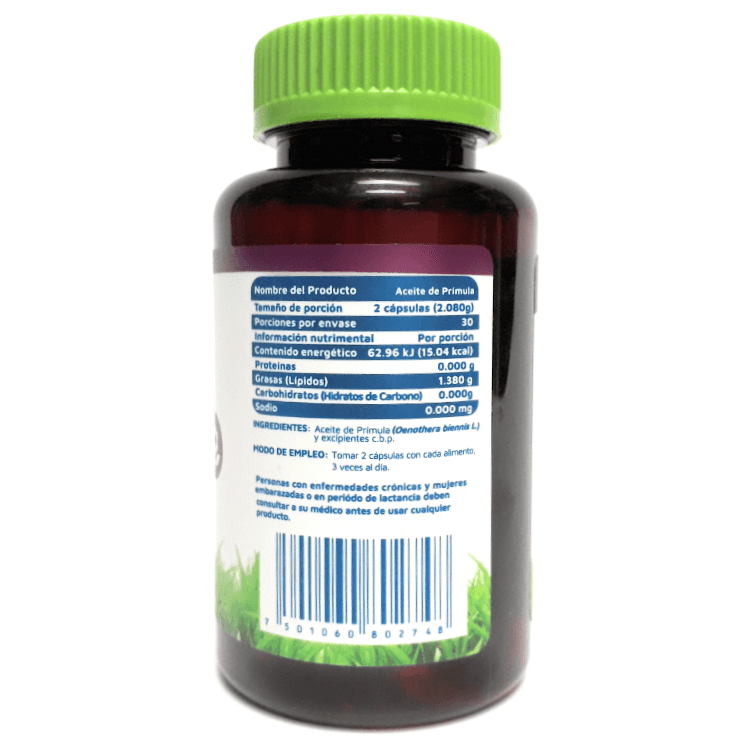 Aceite de Prímula con 60 cápsulas de la marca Vidanat
