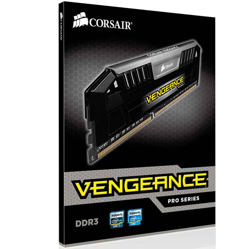 CORSAIR Memoria Ram VENGEANCE DDR3 8GB 2400Mhz 2X4GB CMY8GX3M2A2400C11