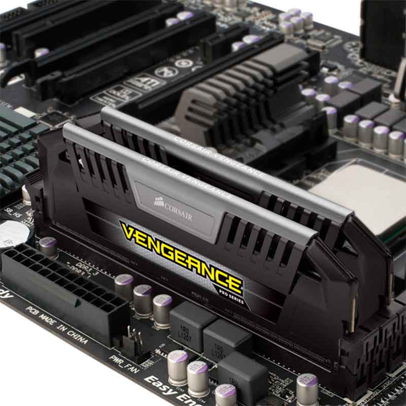 CORSAIR Memoria Ram VENGEANCE DDR3 8GB 2400Mhz 2X4GB CMY8GX3M2A2400C11