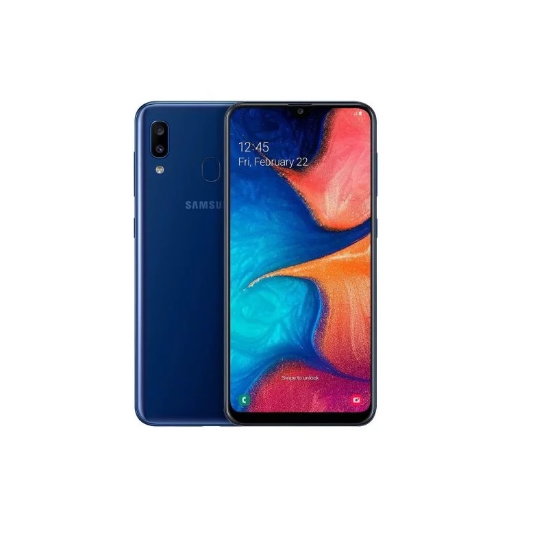 Celular Samsung Galaxy A20 32GB 3GB RAM 13 MP + 5 MP Desbloqueado Nuevo AZUL