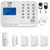 Wifi Kit 7 Alarma Touch Blanca Triple Tecnologia GSM Cel Inalambrica Seguridad Casa Vecinal Negocio