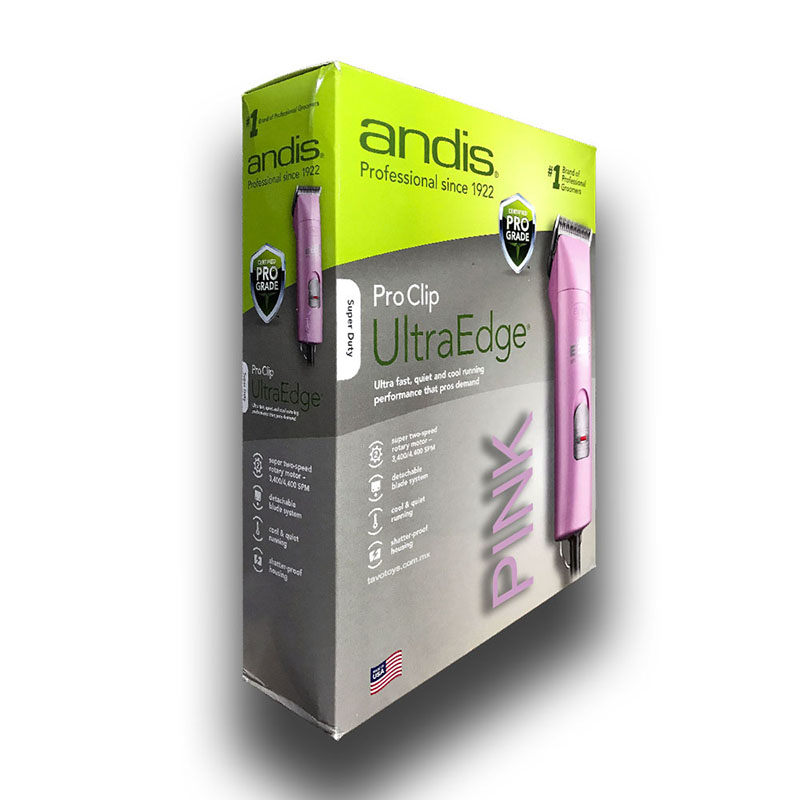 Maquina Andis Rasuradora Para Perros Rosa 2 Velocidades Estetica Canina Profesional Cortadora
