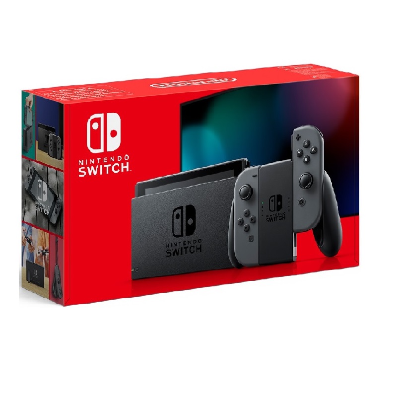 Consola Nintendo Switch Versión 2.0 32GB Gris Controles Joy-con