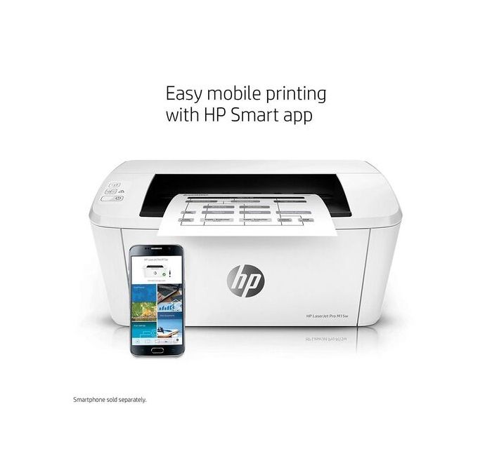Impresora Láser HP LaserJet Pro M15w, 600 x 600 DPI, Laser, 18 ppm, 8000 páginas por mes