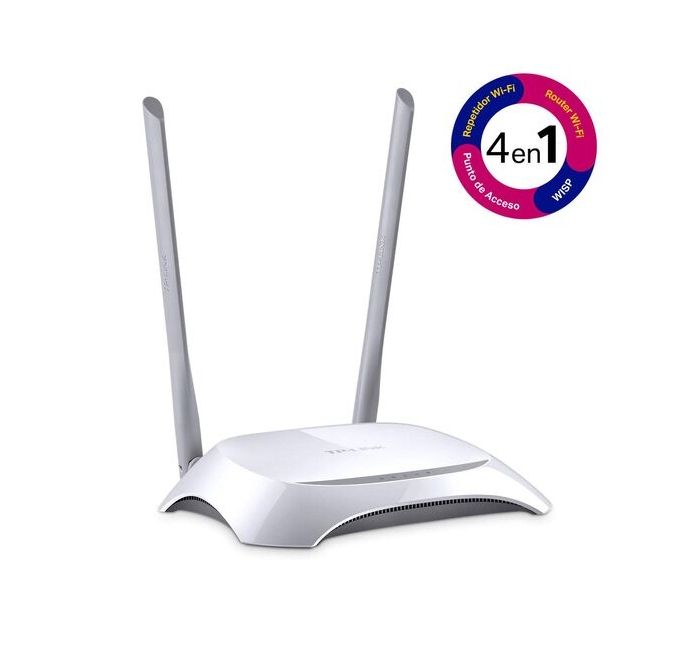 Router TP-LINK, 2, Gris, Color blanco, 300Mbps