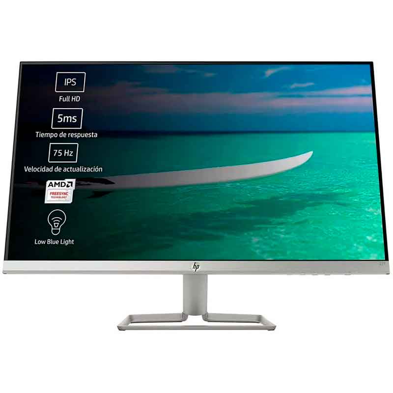 Monitor 27 Hp 27f Led Ips Full Hd 5ms 75hz Hdmi Ultra Slim 